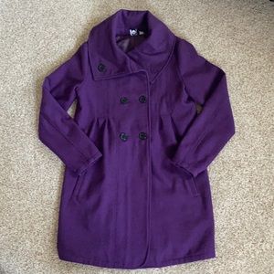 ROXY Double Button Swing Coat, Size S